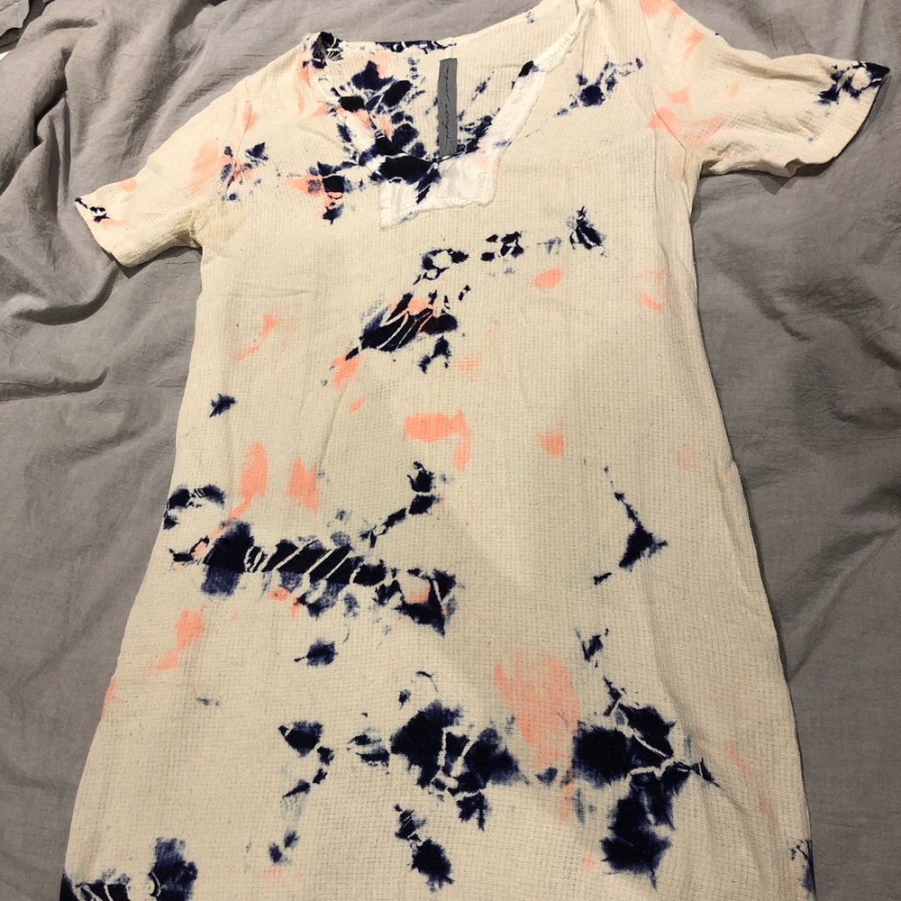 Raquel Allegra tie die silk dress